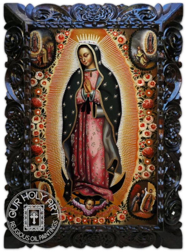 Our Lady of Guadalupe with the Four Apparitions