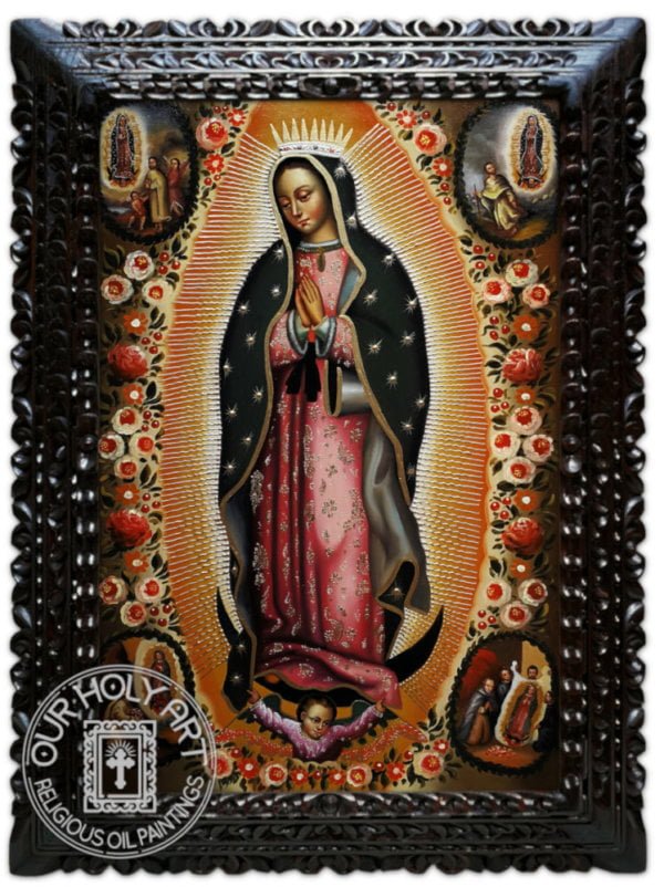 Our Lady of Guadalupe with the Four Apparitions