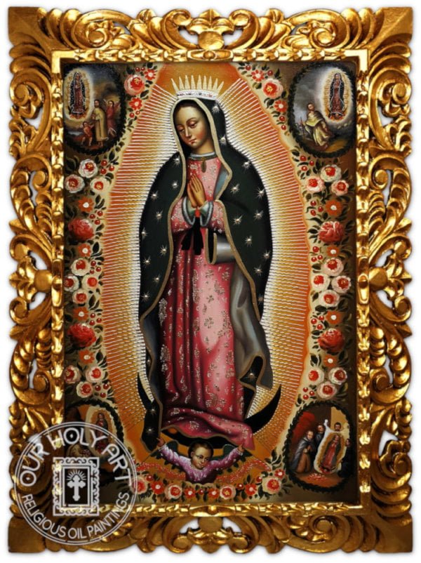 Our Lady of Guadalupe with the Four Apparitions